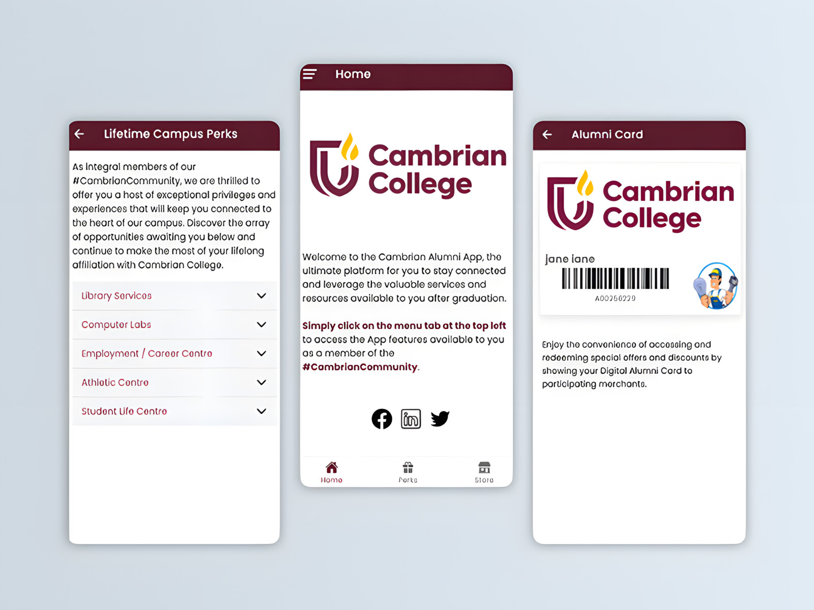Cambrian Alumni App